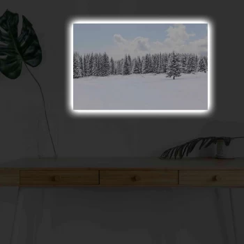 Image of 4570KARDACT - 015 Multicolor Decorative LED Lighted Canvas Painting