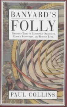 Image of Banvards Folly by Paul Collins Hardback
