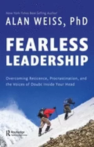 Image of fearless leadership overcoming reticence procrastination and the voices of
