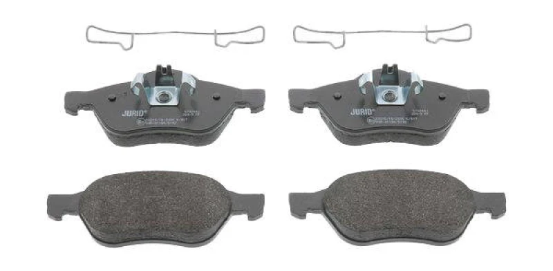 Image of JURID 573244J Brake pad set not prepared for wear warning indicator Brake Pad Set,disc brake (402)