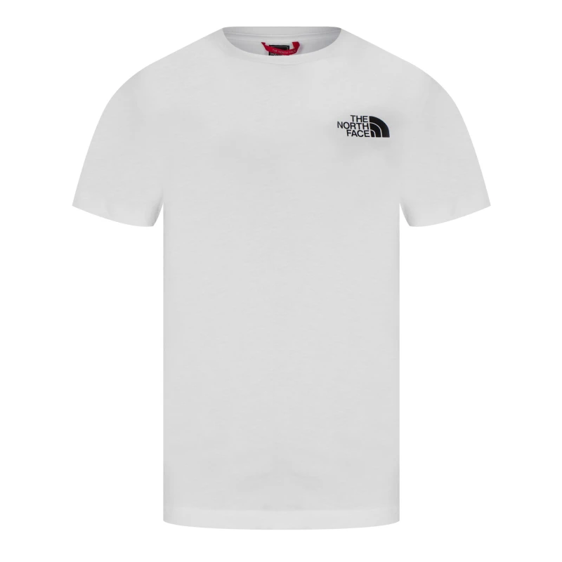 Image of The North Face Simple Dome Regular Fit T-Shirt Juniors TNF White male 6-7Y/XS