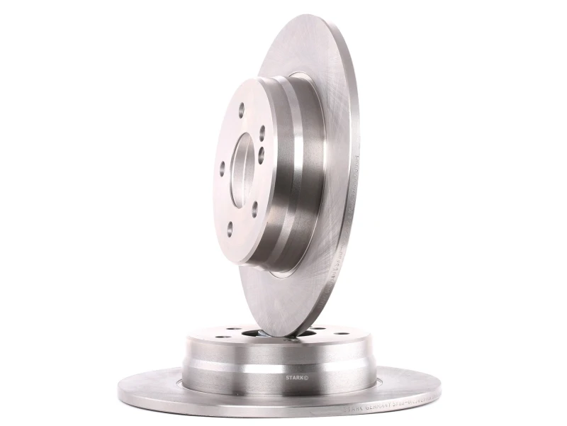 Image of STARK SKBD-0022029 Brake disc Rear Axle, solid, Cast Iron, Uncoated, Untreated, without bolts/screws Cast Iron Brake Disc (82)