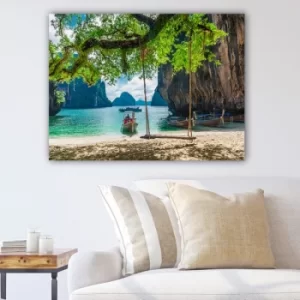 Image of 708190117_70100 Multicolor Decorative Canvas Painting