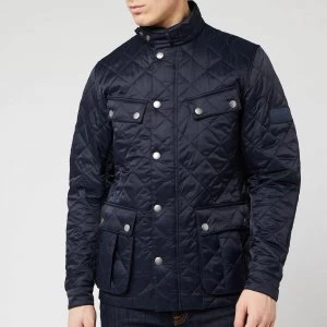 Image of Barbour International Mens Ariel Quilt Jacket - Navy - XXL