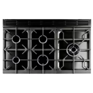 Image of Rangemaster CDL90DFFSB/C CLASSIC DELUXE 90cm Dual Fuel Cooker, Stone Blue