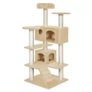 Tectake Cat Tree Scratching Post Micki - Cream