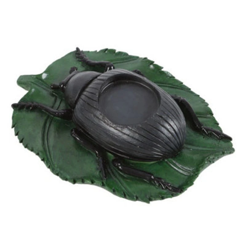 Image of Something Different Something Different Beetle Tealight Holder in Black One Size Unisex 5063425345076