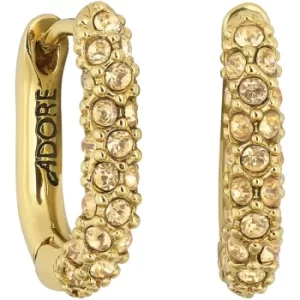 Image of Ladies Adore Base metal Shimmer Lozenge Pave Earrings