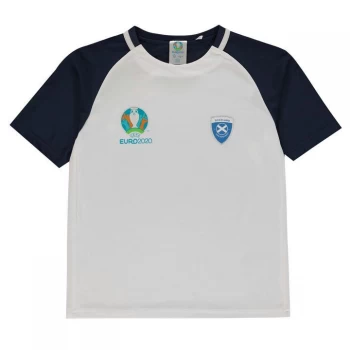 Image of UEFA Euro 2020 Scotland Polyester T Shirt - White