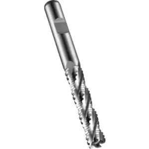 Image of C403 10.00MM HSS-E Flatted Shank Long Series Roughing End Mill DIN 844 L