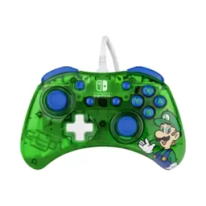 image of Rock Candy Switch Wired Controller: Luigi Lime for Switch