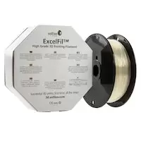 image of Voltivo ExcelFil - High grade 3D Printing Filament - PLA - 3mm - Clear