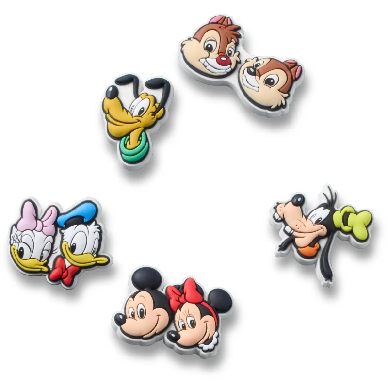 Image of Crocs Jibbitz Crocs Mickey and Friends PVC (x5) Multicolore Unisex TU