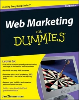 Image of Web Marketing for Dummies by Jan Zimmerman Paperback