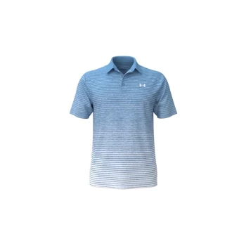 Under Armour Mens Playoff Polo 2.0 - Nova Blue/White - S Size: Small