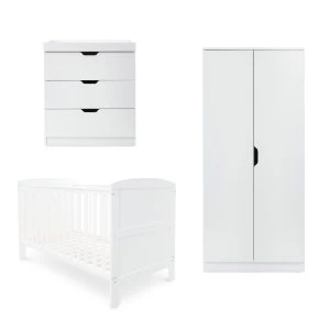 image of Ickle Bubba Coleby Classic 3 Piece Furniture Set White