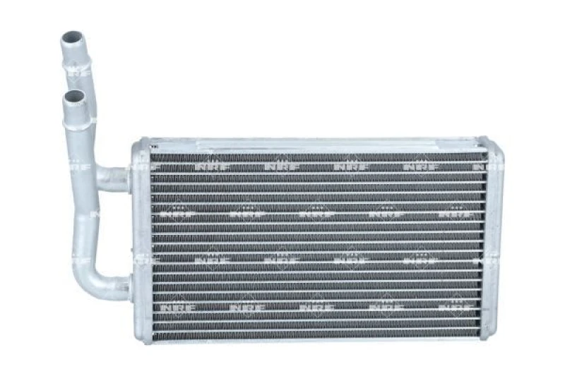 Image of NRF 54433 Heat Exchanger EASY FIT with fastening/mounting material Aluminium Heat Exchanger,interior heating (467)