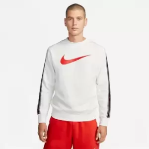 Image of Nike Repeat Crew Sweatshirt Mens - Cream