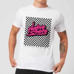 Image of Native Shore Retro Surf Mens T-Shirt - White - 4XL