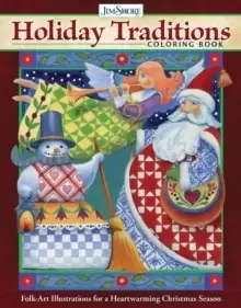 Image of Jim Shore Holiday Traditions Coloring Book : Folk-Art Illustrations for a Heartwarming Christmas Season