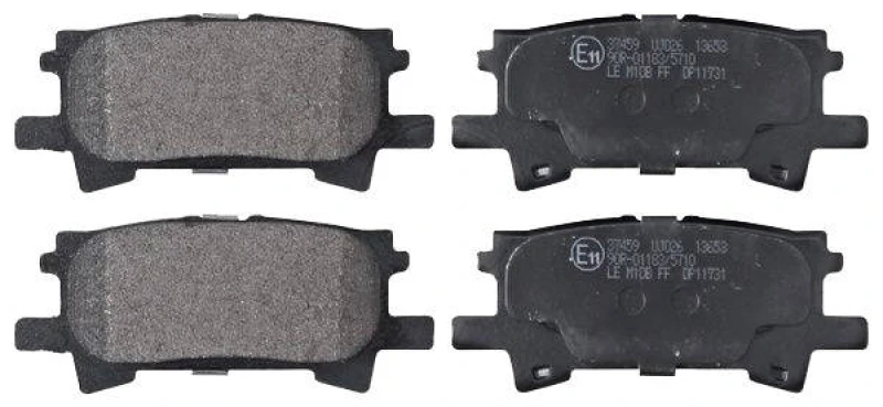 Image of A.B.S. 37459 Brake pad set without integrated wear sensor Brake Pad Set,disc brake (402)