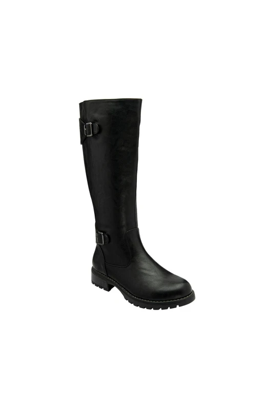 Image of Lotus Womens 'Brandi' Knee High Boots in Black Size: 5 Black Female 5