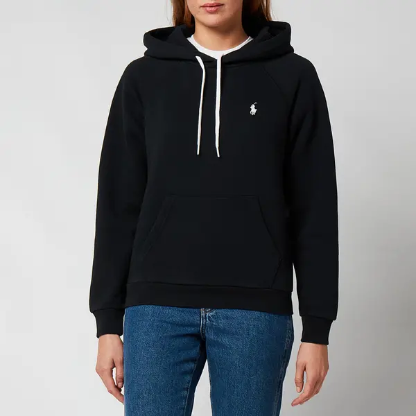 Image of Polo Ralph Lauren Womens Hooded Long Sleeve Top - Polo Black - XL