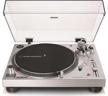 image of AUDIO TECHNICA AT-LP120XUSB Direct Drive Turntable - Silver