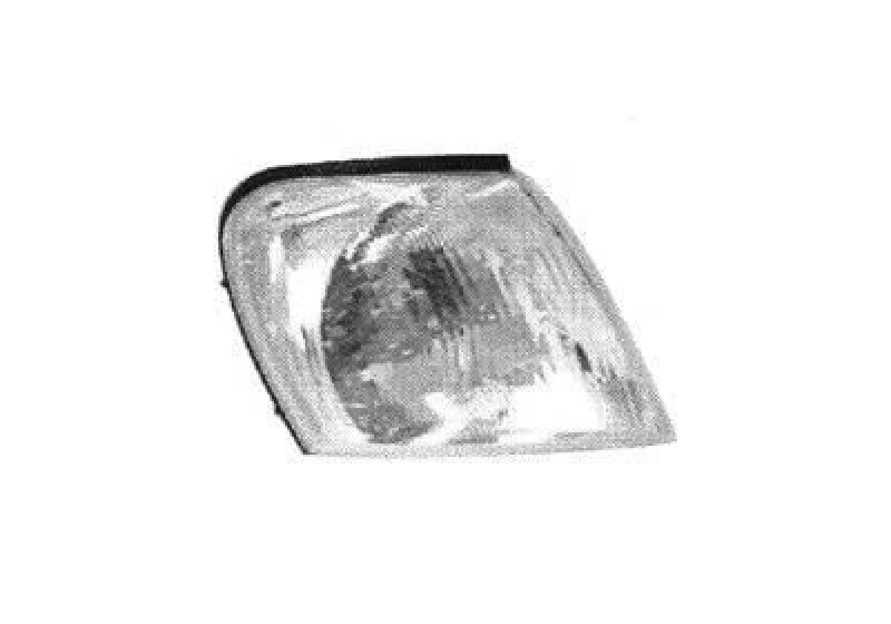 Image of VAN WEZEL 3260905 Turn Signal Left Front, white, with bulb holder Indicator (62)