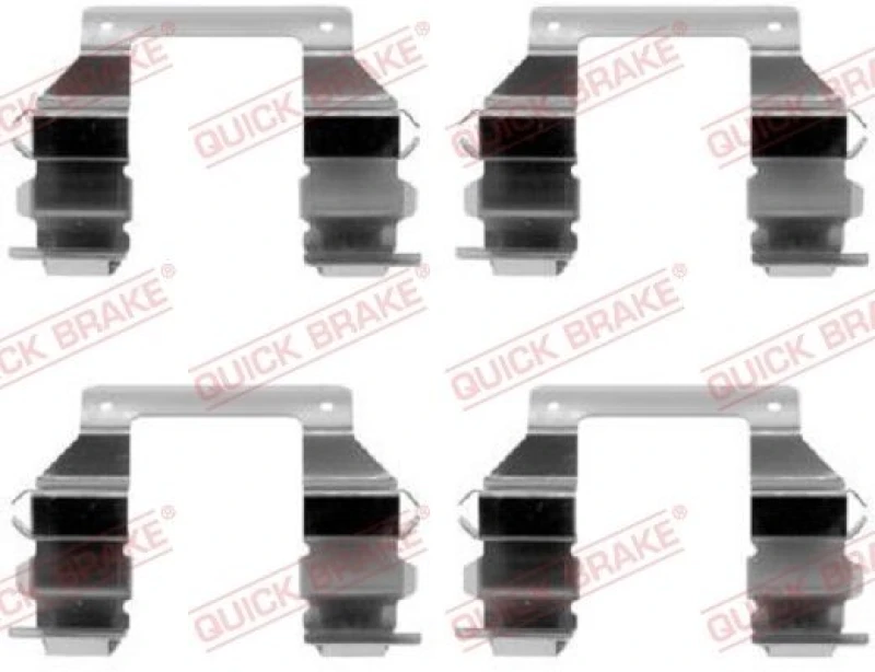 Image of QUICK BRAKE Brake pad fitting kit QUICK BRAKE 109-1103