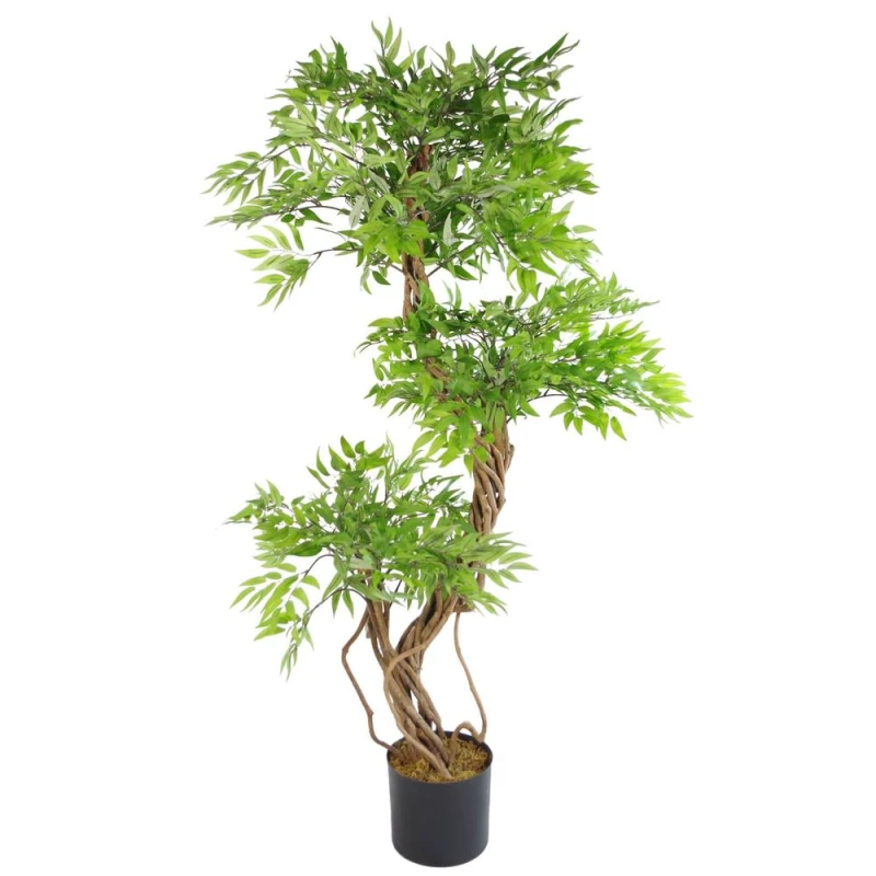 Image of Leaf Design 140cm Realistic Artificial Japanese Fruticosa Tree Ficus Tree
