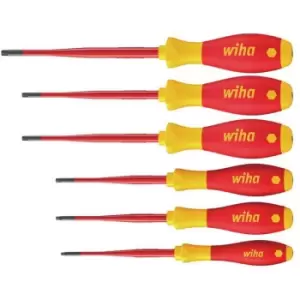 image of 41245 SoftFinish Electric slimFix tx/tr Screwdriver Set, 6 Piece - Wiha