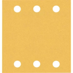 Image of Bosch Expert C470 Punched Hook and Look Sanding Sheets 115mm x 107mm 120g Pack of 10