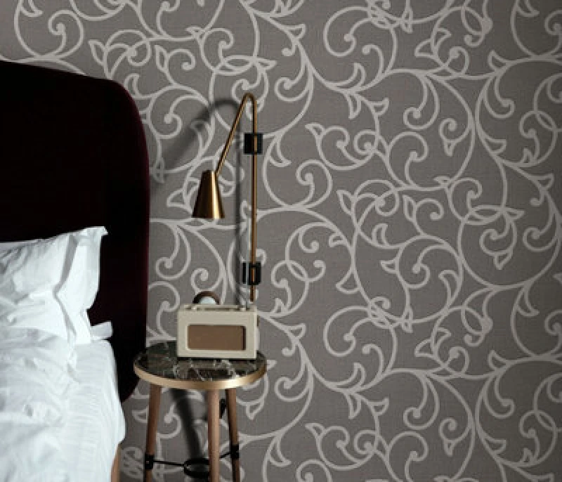 Image of Erismann Opus Forte Vinyl Wallpaper - Brown