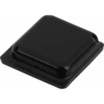 image of 310022 PU Square Protective Feet 10.0 x 10.0 x 2.5 - Black - Sheet 110 - R-tech