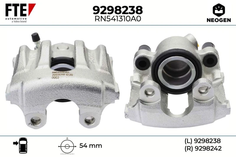 Image of Brake caliper FTE 9298238