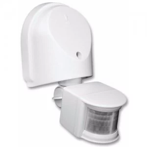 Image of Eterna External Outdoor 180 Degrees Adjustable PIR Detector - White
