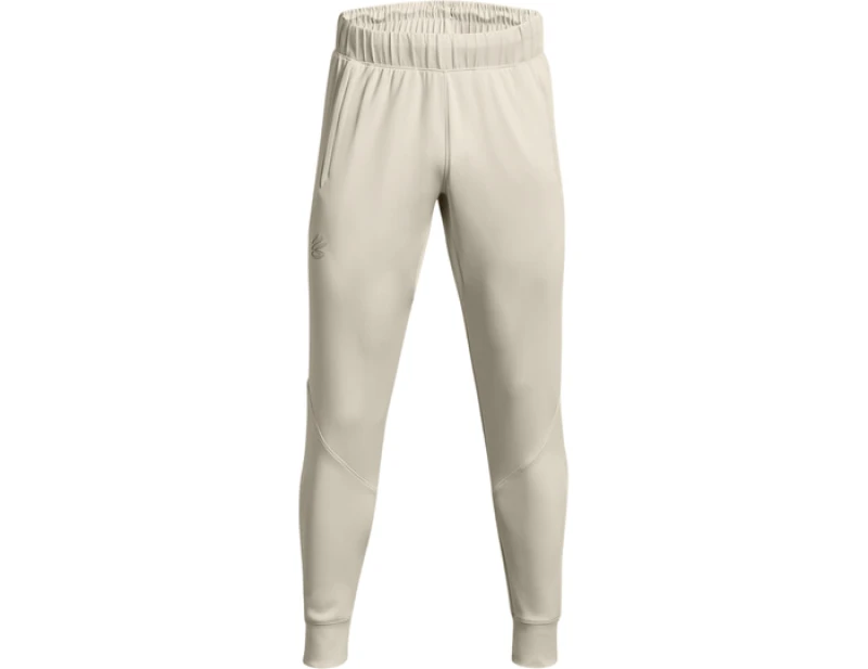 Image of Under Armour Curry Playable Knitted Jogging Bottoms Mens - White White S