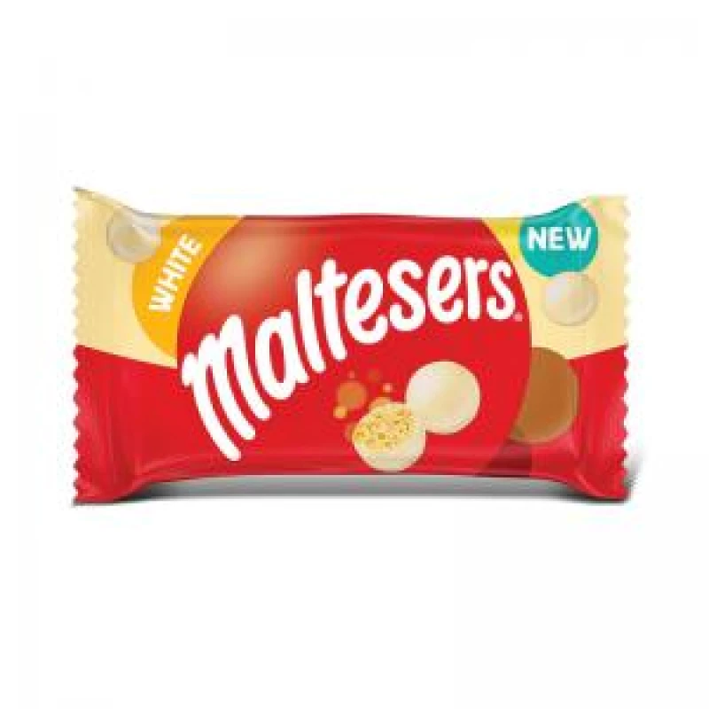 Image of Maltesers Mars Maltesers White Chocolate + Honeycomb Bag 30g (Pack of 12) 125868 125868