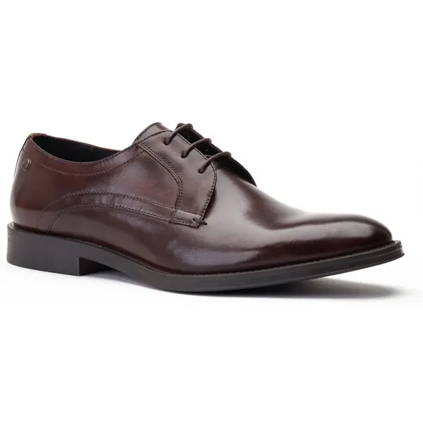 Image of Base London Mens Haldey Waxy Premium Leather Formal Shoes UK Size 11 (EU 45)