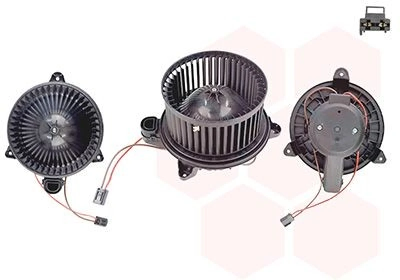 Image of VAN WEZEL Blower motor VAN WEZEL 2946773