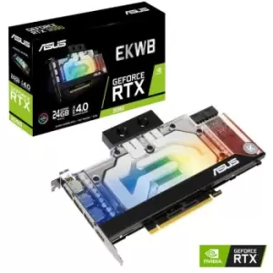 image of ASUS EKWB Watercooled GeForce RTX 3090 24G Gaming OC Graphics Card - RTX3090-24G-EK