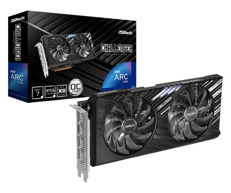 Image of ASRock Asrock A750 CL SE 8GO Intel Arc A750 8GB GDDR6 90-GA5AZZ-00UANF