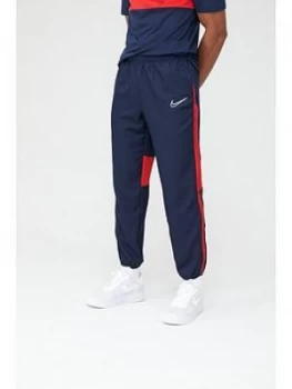 Image of Nike Academy Pants - Navy/Red