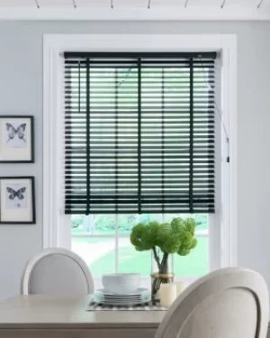 Image of 50MM WOOD BLIND BLACK 130 160.