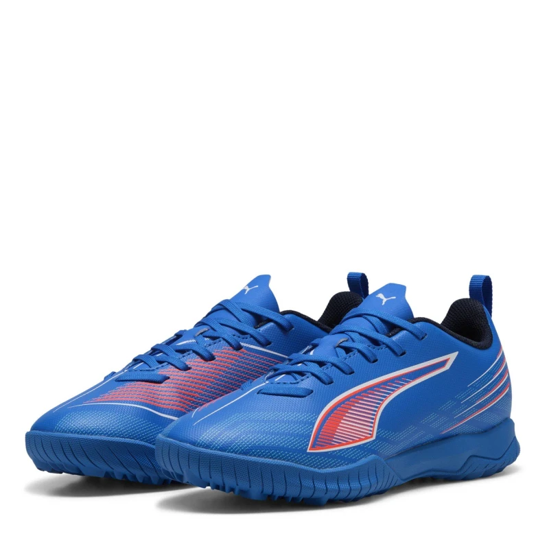 Image of Puma Ultra 6 Match Juniors Astro Football Boots Blue/White male 5 (38)