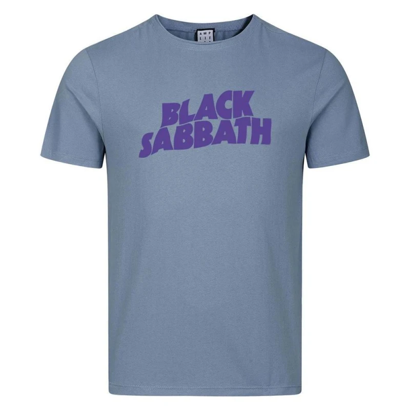 Image of Amplified Womens Masters Of Reality Black Sabbath T-Shirt in Pale Blue Size: Small Pale Blue Female S
