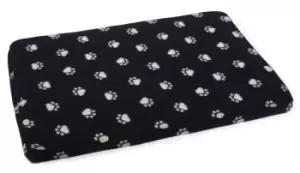 Image of Zoon Paw Print Memory Foam Crate Mat - Small