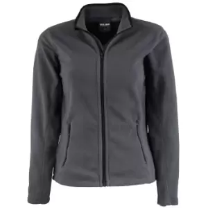 image of Tee Jays Womens/Ladies Full Zip Active Lightweight Fleece Jacket (L) (Dark Grey)