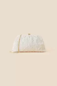 Image of Bridal Beaded Clutch Bag